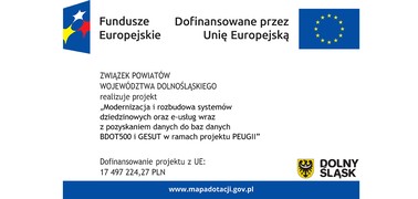 Modernizacja i rozbudowa systemów dziedzinowych oraz e-usług wraz z pozyskaniem danych do baz danych BDOT500 i GESUT w ramach projektu PEUG II