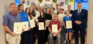 Sportowe talenty naszego Powiatu nagrodzone!